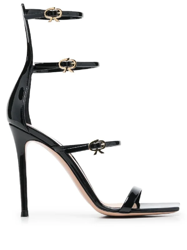 Sandals with playful embroidery-GIANVITO ROSSI Ribbon Uptown Sandals