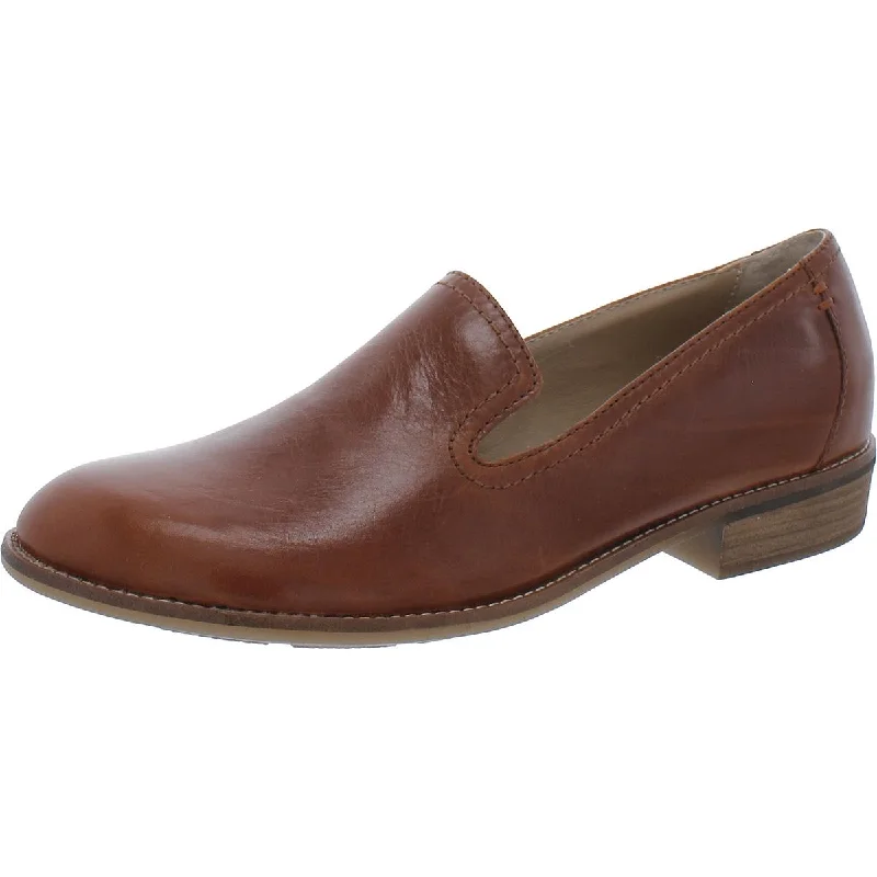 Earth Womens Edna Leather Slip on Loafers