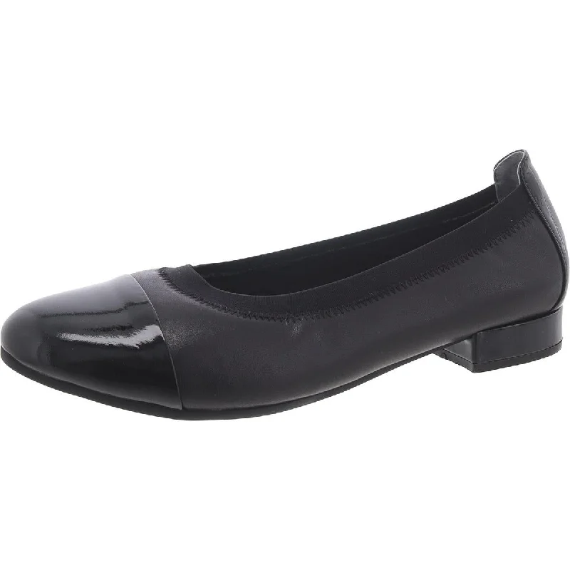 Flats with memory foam-David Tate Womens Pay Patent Flat Shoes