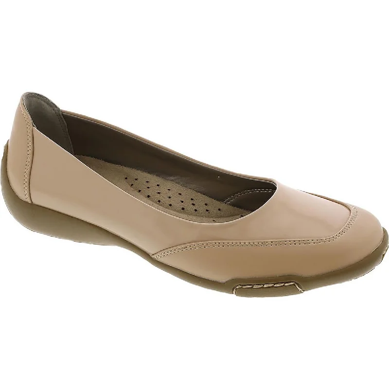 Flats for road trip-Array Womens Cascade Slip On Round Toe Ballet Flats